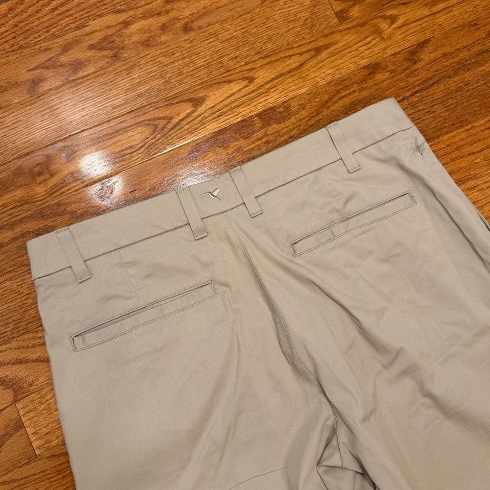 Birddogs Chino Pants Mens 34x34 Khaki Tan Stretch Cotton Blend Casual Golf